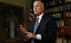Governor Jerry Brown discusses legislation he signed directing California to phase out fossil fuels for electricity by 2045.