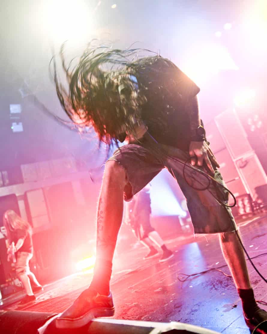 ‘I was nervous at first that I wouldn’t be able to write’ … Randy Blythe of Lamb of God in Birmingham, 2010, the year he stopped drinking.