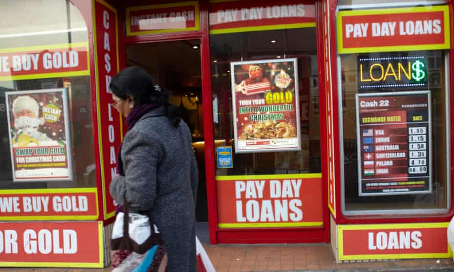 Payday loan shop