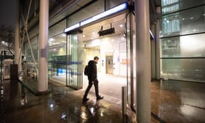 Shift finished and he gets the tube home.