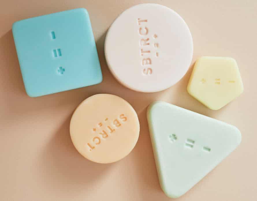 Plastic-free cleansing bars.