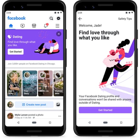 Facebook launched its new service, Facebook Dating, on Thursday.
