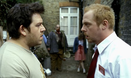 Nick Frost and Simon Pegg in Shaun of the Dead.