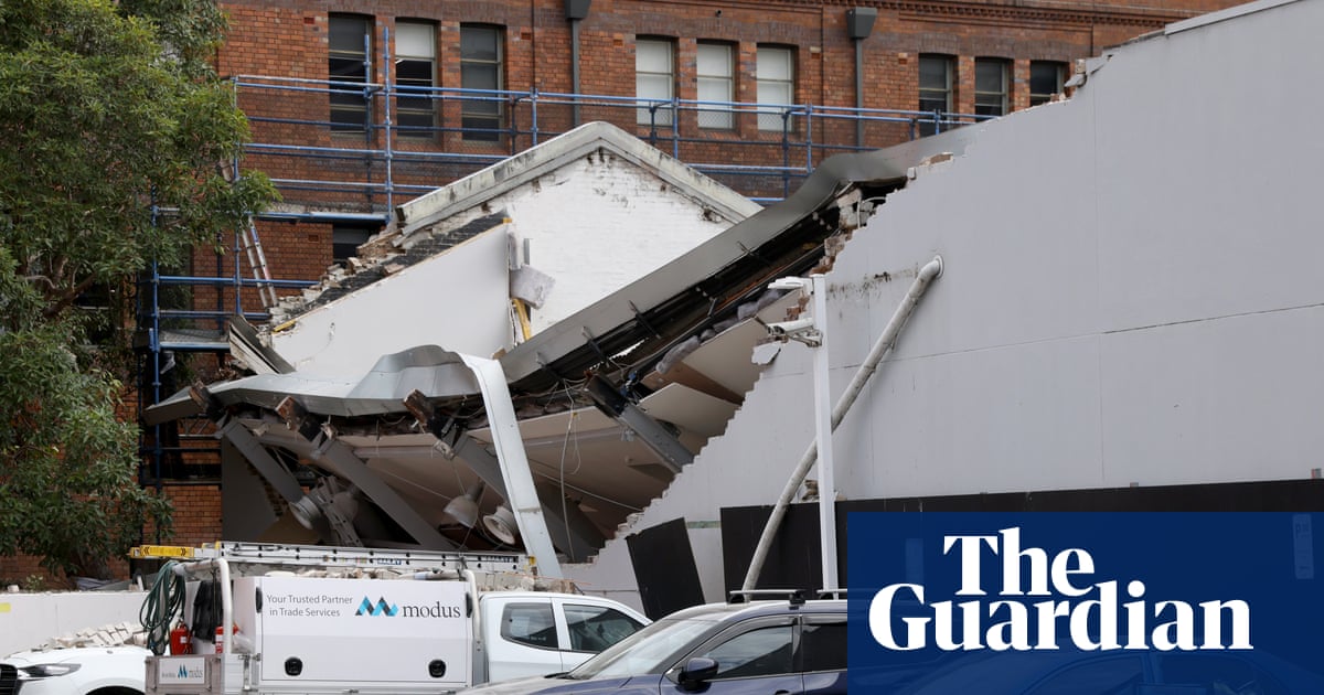 Two men seriously injured after Sydney building suddenly collapses