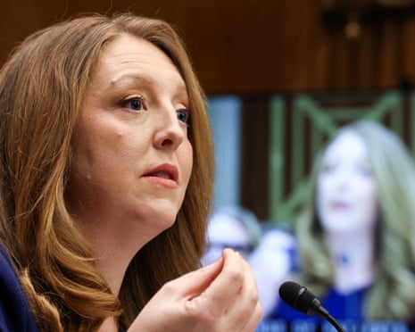 Casey Means, Trump’s controversial nomination to be the next US surgeon general, testifies before a Senate committee for health, labor and pensions.