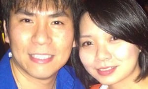 Walter Huang, left, and his wife, Sevonne Huang.