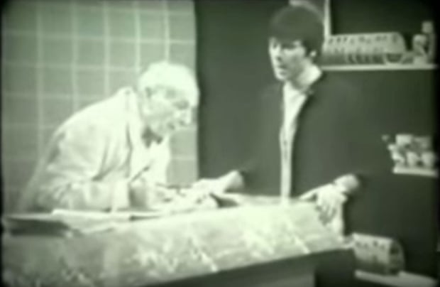 William Hartnell and Cliff Richard in ‘Johnny Come Home’