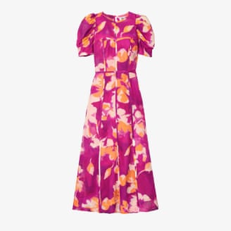 Ro&Zo Pink Binding Detail Occasion Dress.