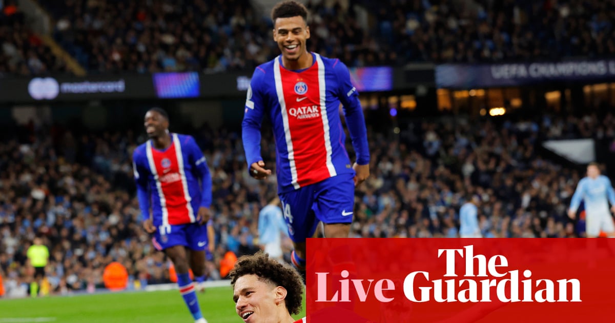 Manchester City v Paris Saint-Germain: Champions League – live
