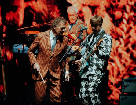 Split Enz performing live