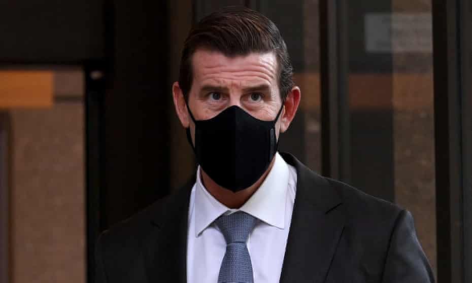 Ben Roberts-Smith outside the federal court Sydney