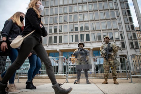 National Guard patrols In Philadelphia this week after police killing of Walter Wallace Jr sparks protests.