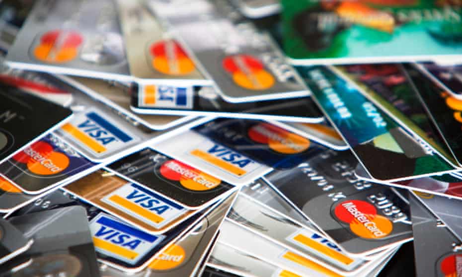 Consumers had outstanding balances of £62.8bn on their credit cards in November, up £100m on the month before.