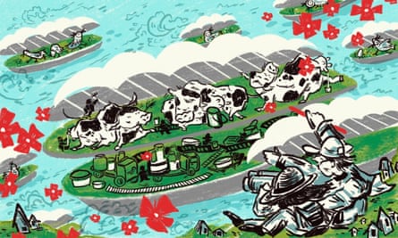 Floating Farm illustration.
