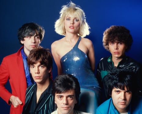 FILE - Blondie To Receive Godlike Genius NME Award<br>(FILE PHOTO) Blondie are to receive the 'Godlike Genius NME Award' for their contribution to the music industry at the NME Awards in London later this month. American punk rock band Blondie, 1979. Clockwise from top left, guitarist Chris Stein, singer Debbie Harry, bass player Nigel Harrison, drummer Clem Burke, guitarist Frank Infante and keyboard player Jimmy Destri. (Photo by Maureen Donaldson/Getty Images)