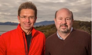 Dr. Stefan Rahmstorf (left) and Dr. Michael Mann (right).