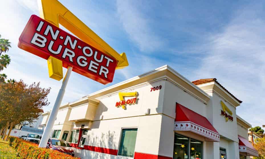 Second In N Out Burger Restaurant In California Shut For Ignoring Covid Rules California The Guardian