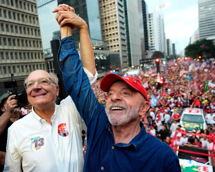 Image accompanying the story: Lula wins fourth term as Brazil president after historic upset over far-right Flávio Bolsonaro