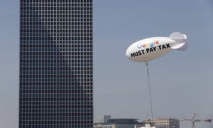 Last week, a blimp with ‘Google must pay tax’ written across it floated over the Tel Aviv skyline.