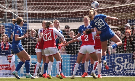 Issy Hobson of Everton scores.