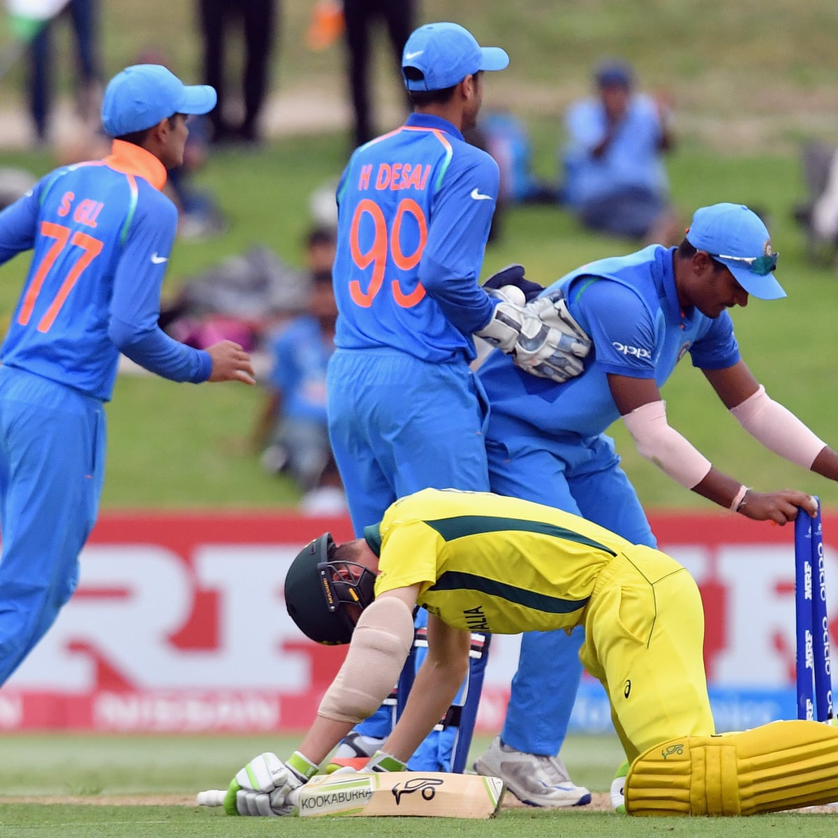 Collapse Costs Australia As India Cruise To Victory In U19 World Cup Final Cricket The Guardian Collapse Costs Australia As India Cruise To Victory In U19 World Cup Final Cricket The Guardian