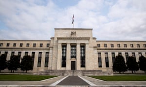 The US Federal Reserve headquarters in Washington, DC.