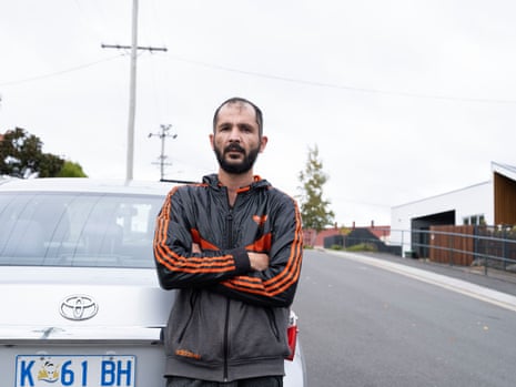 Uber driver Muhammad Ihsan in Launceston, Tasmania, Australia
