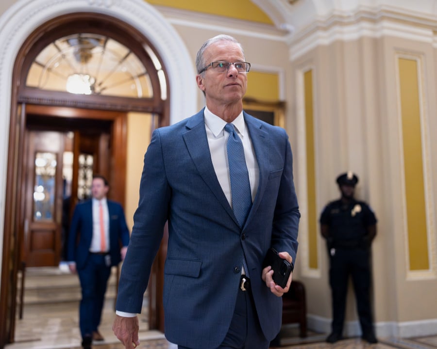 Senate majority leader John Thune in the Capitol