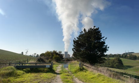 File photo of the Yallourn coal-fired power station in the Latrobe Valley, Australia