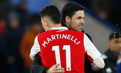 Mikel Arteta was happy that giving Gabriel Martinelli a rest paid dividends against Leicester