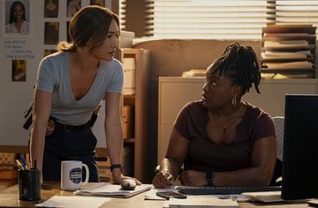 Maggie Q as Renée Ballard and Courtney Taylor as Zamira Parker in Ballard