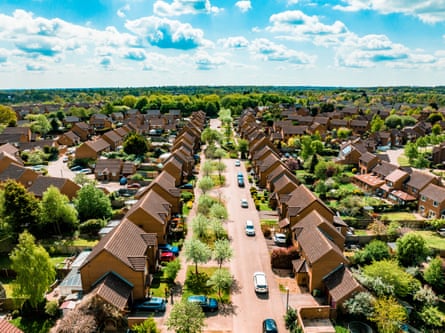 Aerial shots of of Milton Keynes in Buckinghamshire