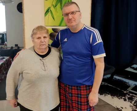 Taras Shevchenko and his mother Yevdokia Schevchenko