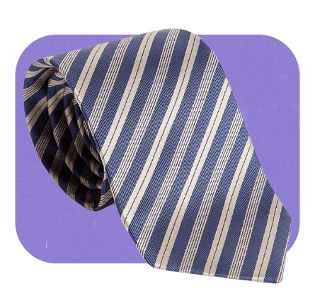 Percival Micro Stripe Silk Tie