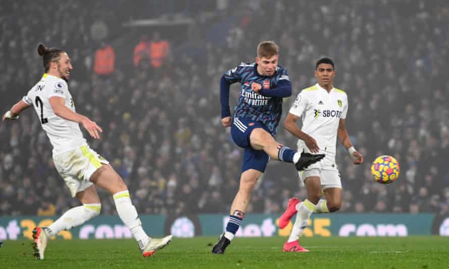Emile Smith Rowe rounds off the scoring to complete Arsenal’s win at Elland Road.