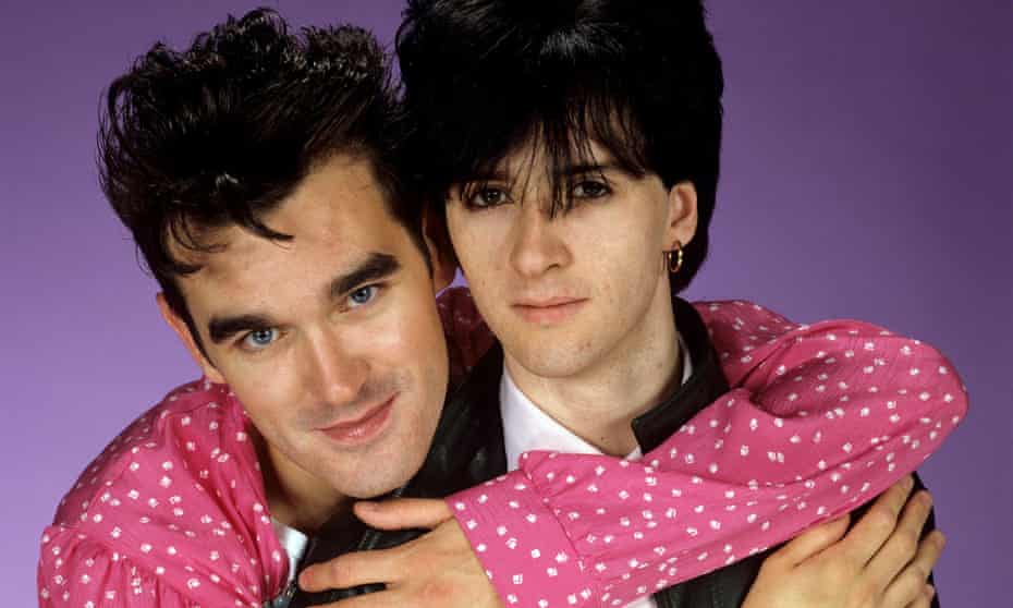 ‘It won’t come as any surprise when I say that I’m really close with everyone I’ve worked with – except for the obvious one’ … (L-R) Morrissey and Marr in 1987.