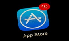 the deep blue App store icon
