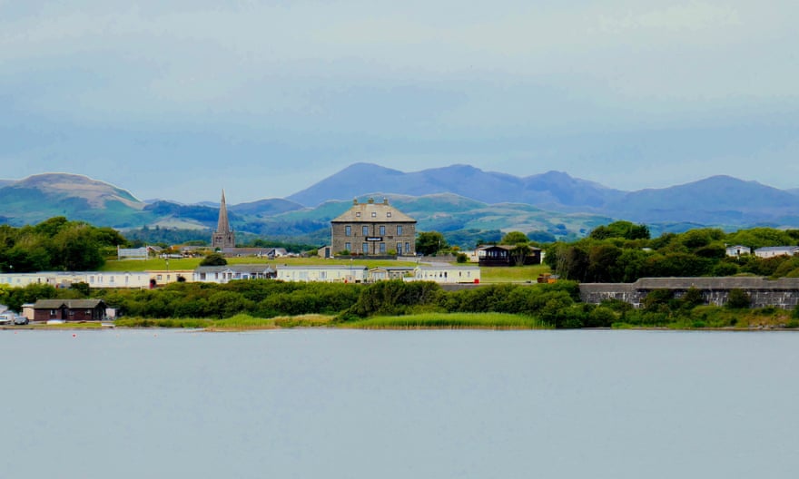 Shore thing … a view of Millom from across the lagoon.