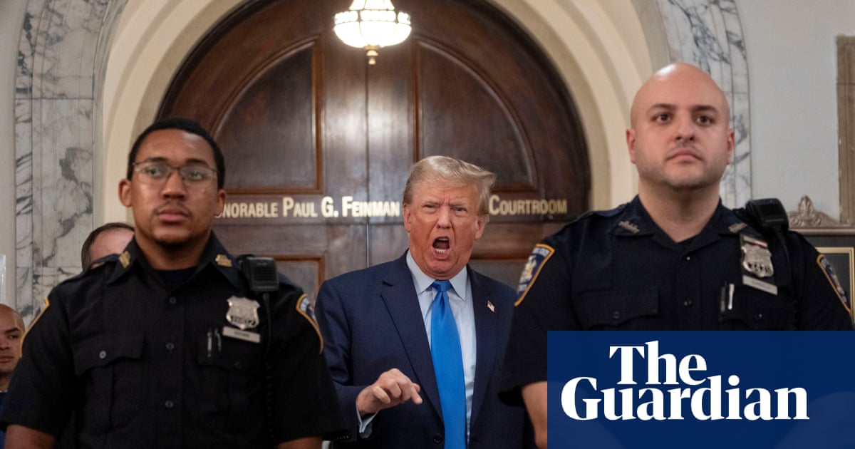 Trump saves fireworks for outside court on first day of fraud trial