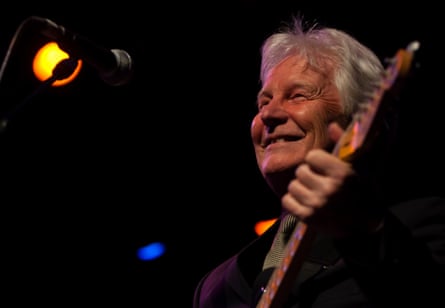 John McNally of The Searchers on stage at Theatre Royal Wakefield.
