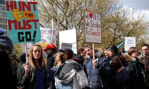 Junior
doctors' strike in London