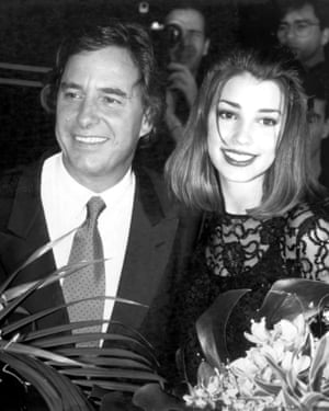 Casablancas with 1992 Look of the Year winner Mariann Molski, then 14