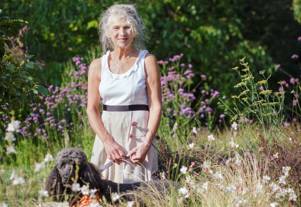 Jane Gates, in her garden.