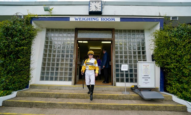 Hollie Doyle leaves the weighing room at Windsor last Monday.