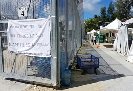 The Australian-run Manus Island detention centre in Papua New Guinea in February 2017.