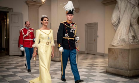 Prince Joachim and Princess Marie of Denmark at  Christiansborg Palace on in September