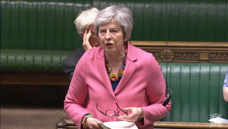 Small boats bill is 'shutting the door to victims of modern slavery', says Theresa May – video