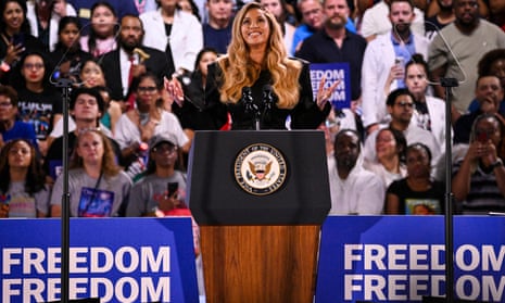 Beyoncé brings star power to Harris rally in Texas with abortion law in the spotlight | Kamala Harris | The Guardian