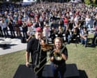 Watch more than 600 trombone players attempt to break ensemble world record in Australia – video
