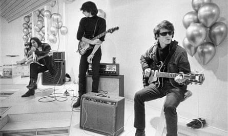 The Velvet Underground (l to r) :Moe Tucker, John Cale, Sterling Morrison and Lou Reed.